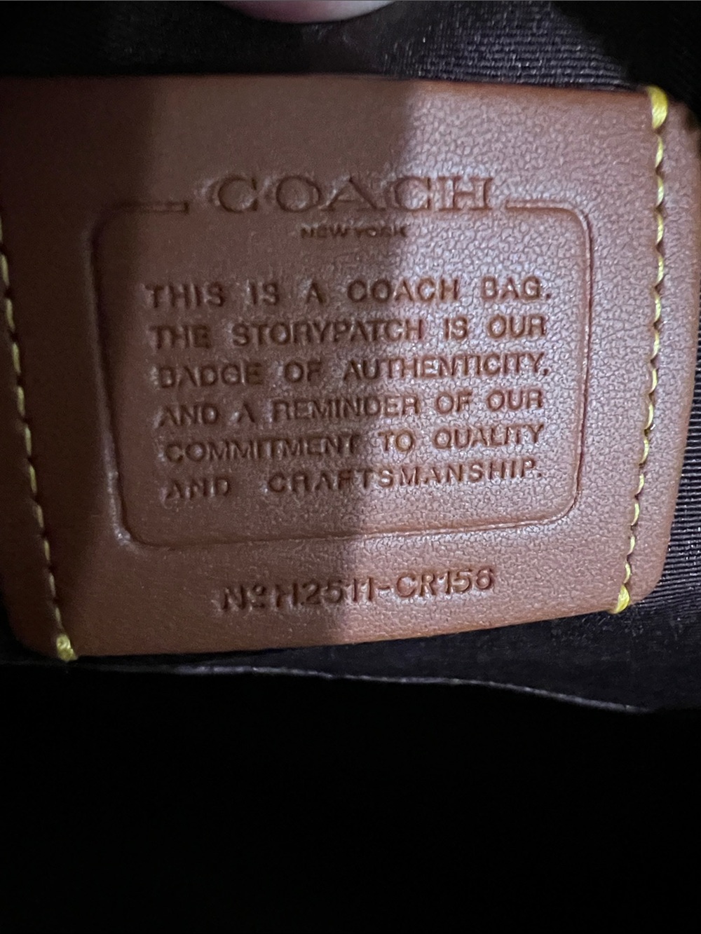 Coach Black Pebbled RFB GRG Leather Satchel with Gold Hardware - Picture 6 of 7
